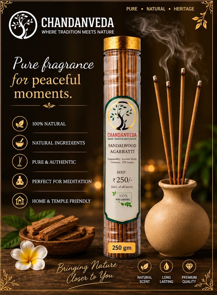 SANDALWOOD AGARBATTI -250 GM